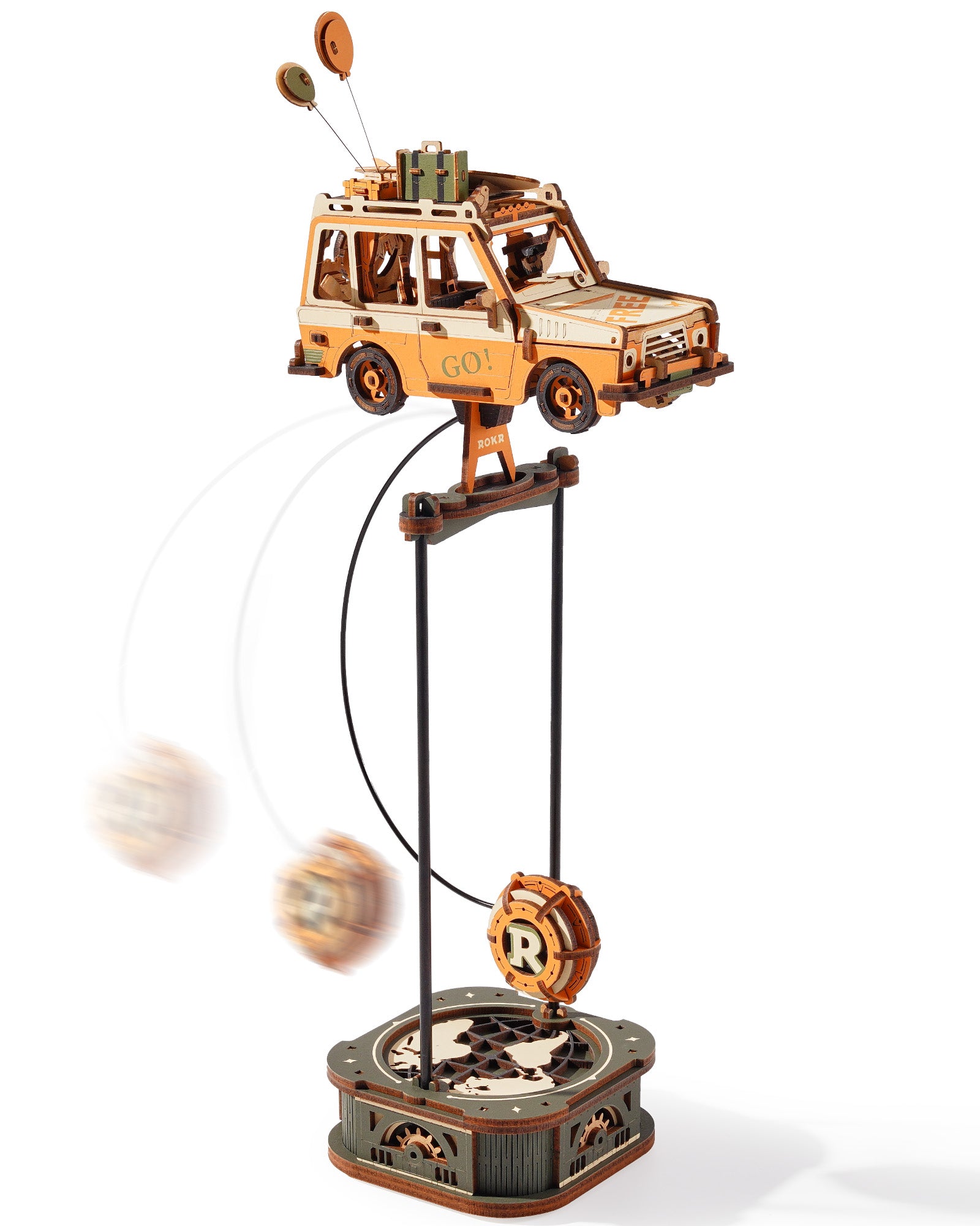 Gravity Balance Duo – Wooden Pendulum Model Kit