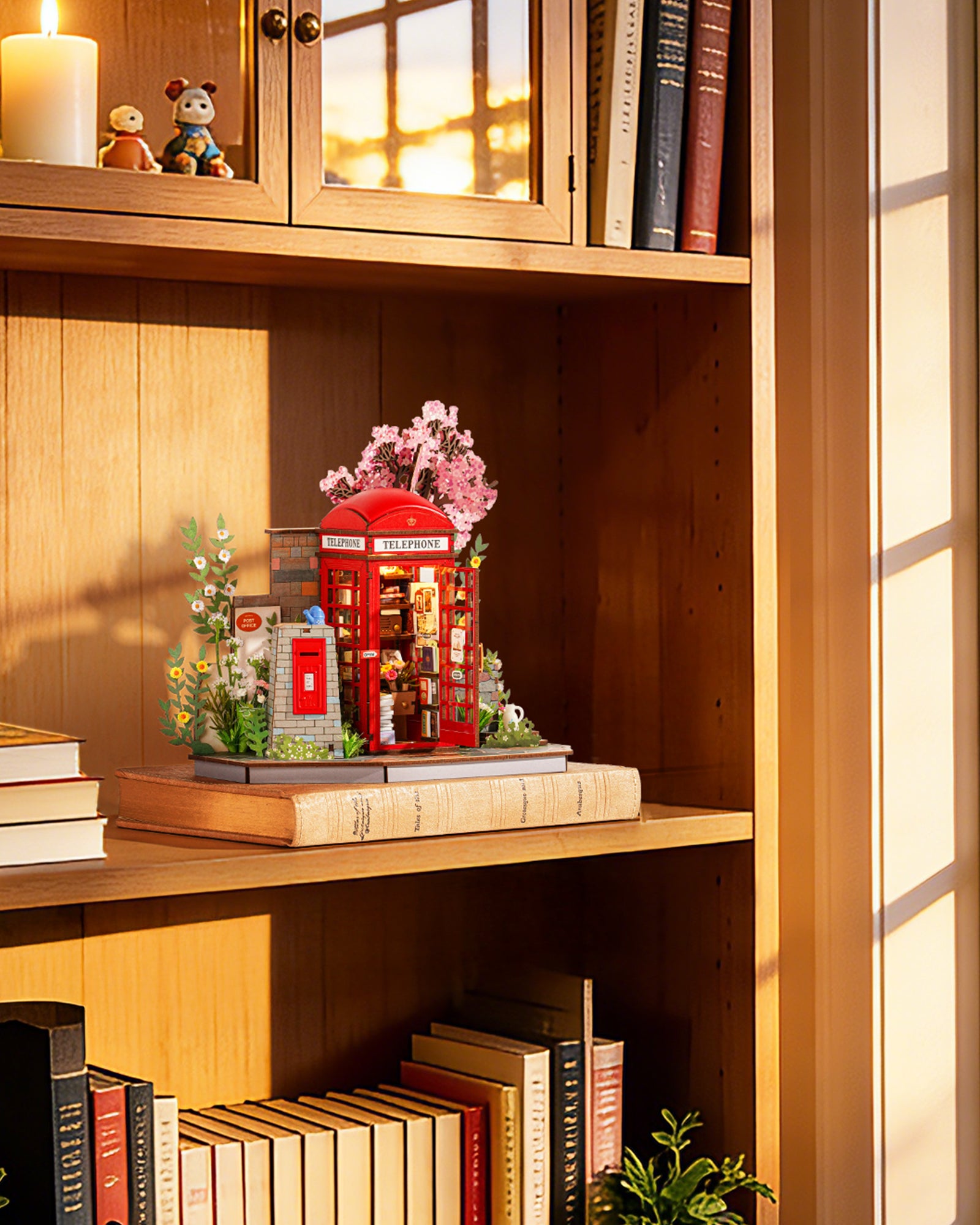 Cherry Blossom Book Booth – DIY Book Nook Kit