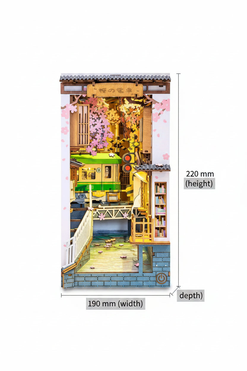 Sakura Densya – DIY Book Nook Kit