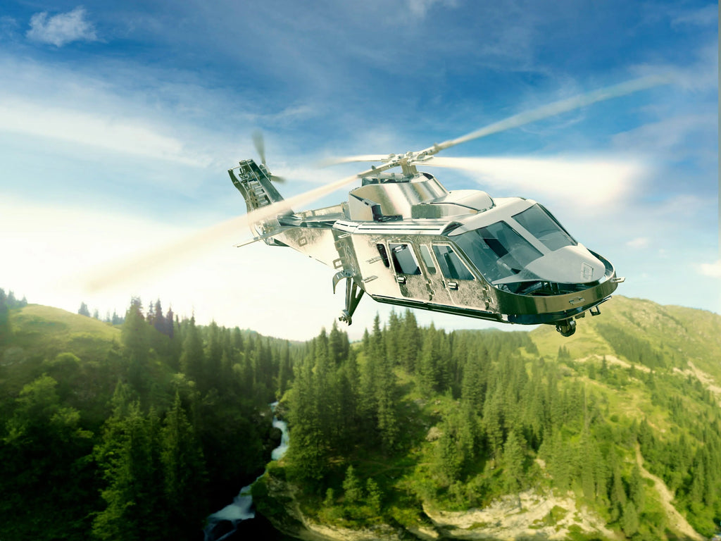 Metal Time Lifting Spirit Helicopter - DIY Metal Model Kit
