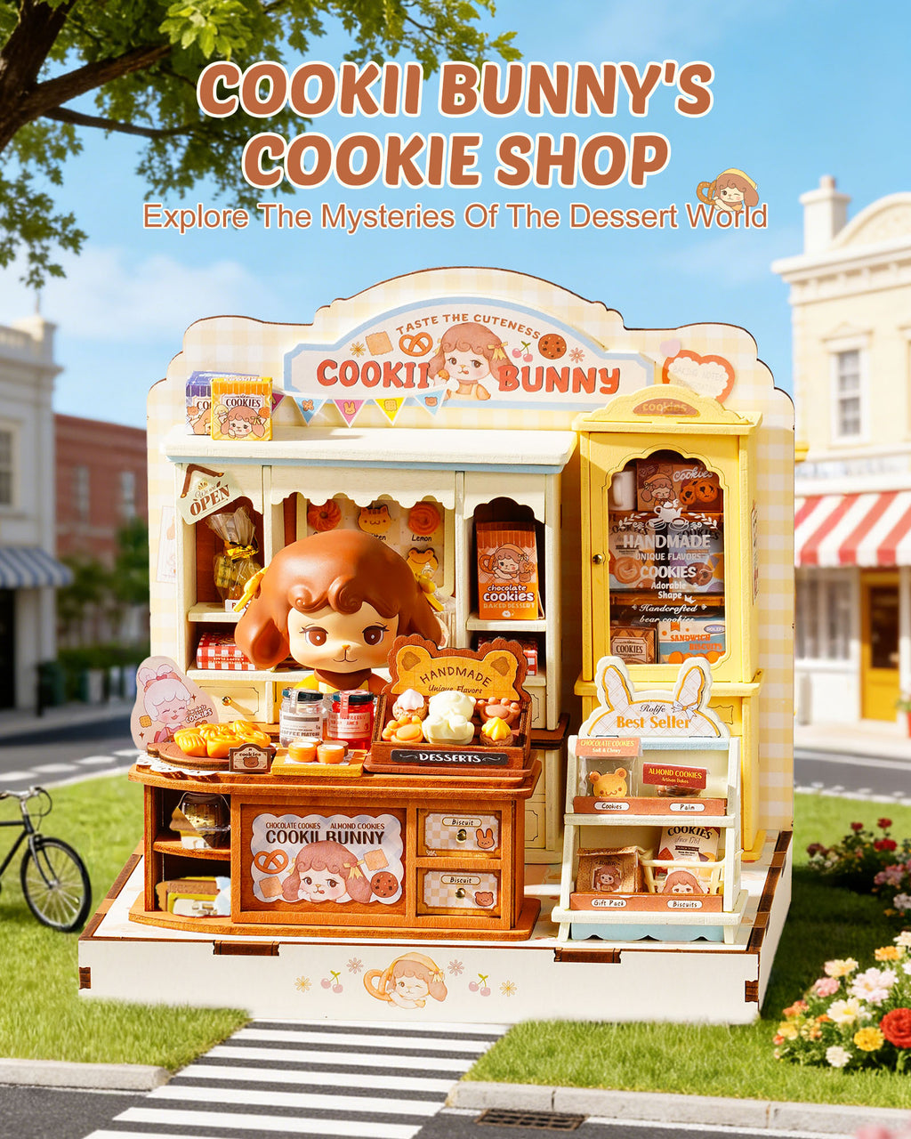 Cookii Bunny’s Cookie Shop – DIY Miniature House Kit
