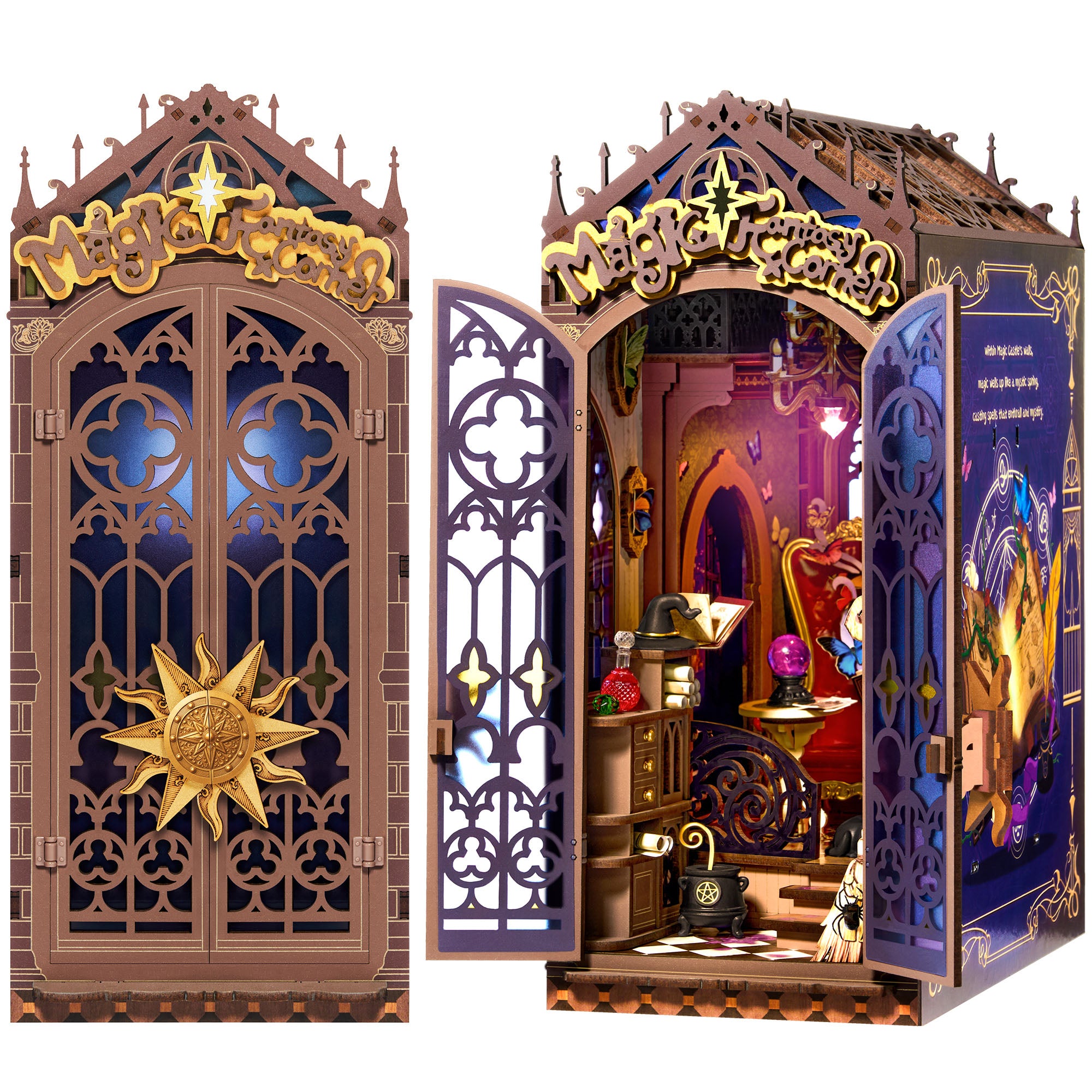 Arcane Magic Corner – Fantasy Book Nook Kit