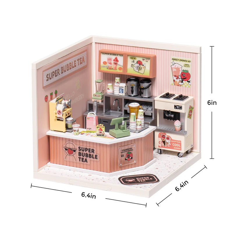 Bubble Tea House – DIY Miniature House Kit