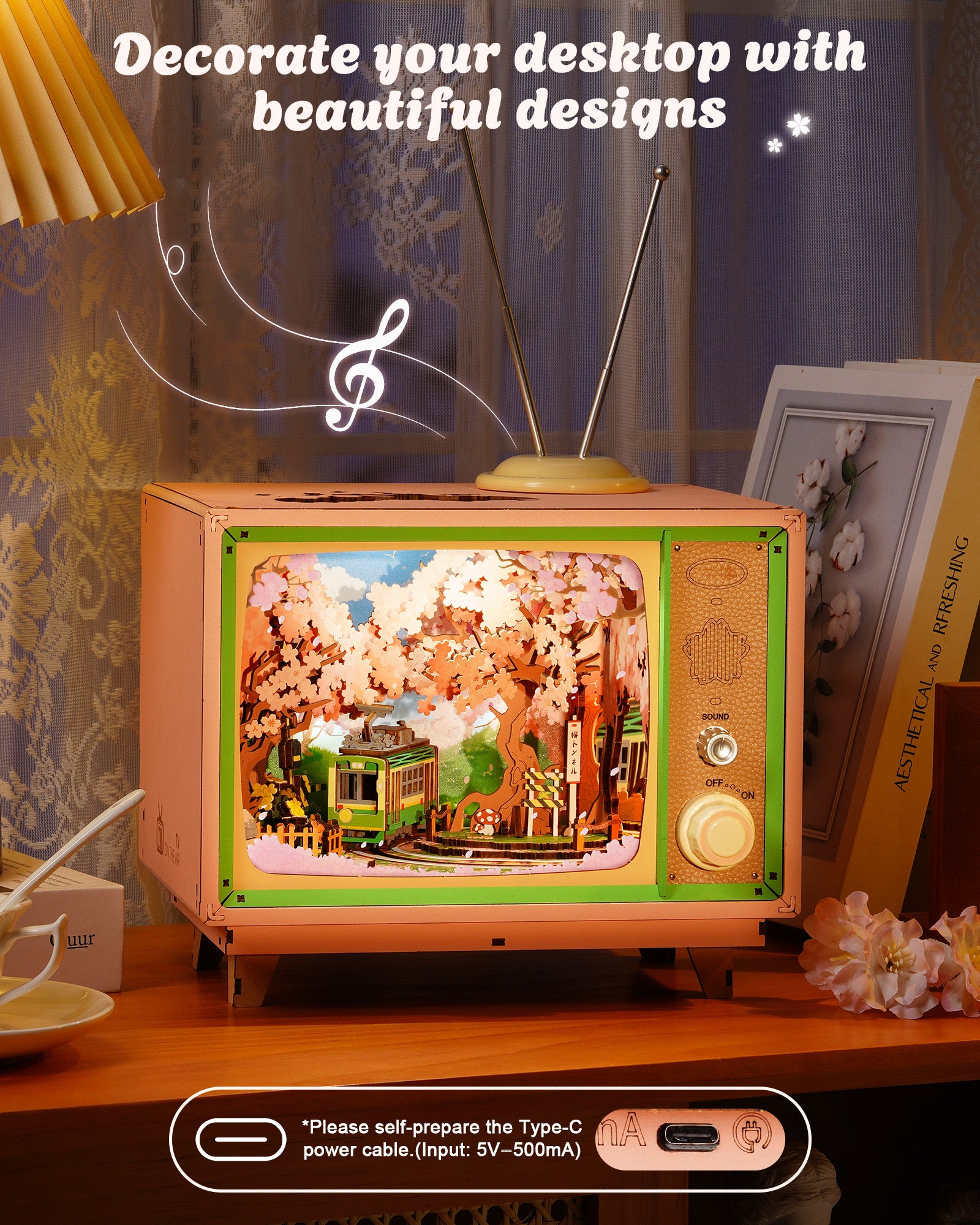 Sakura Dreamy Tour – Mechanical Wooden Model Kit