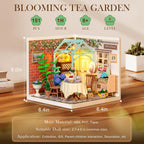 Blooming Tea Garden – DIY Miniature House Kit