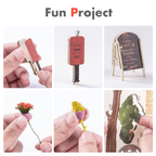 Book Nook Library Series – DIY Miniature Kit (4 Styles)