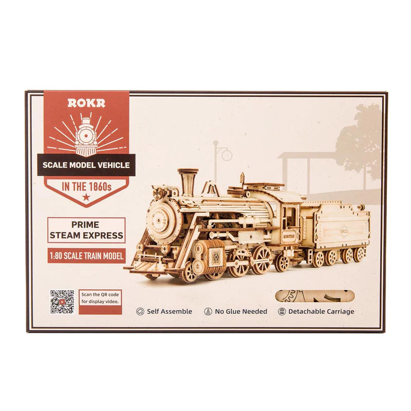 Prime Steam Express – 3D Wooden Puzzle Kit