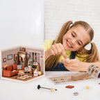 Cozy Living Lounge – DIY Miniature House Kit