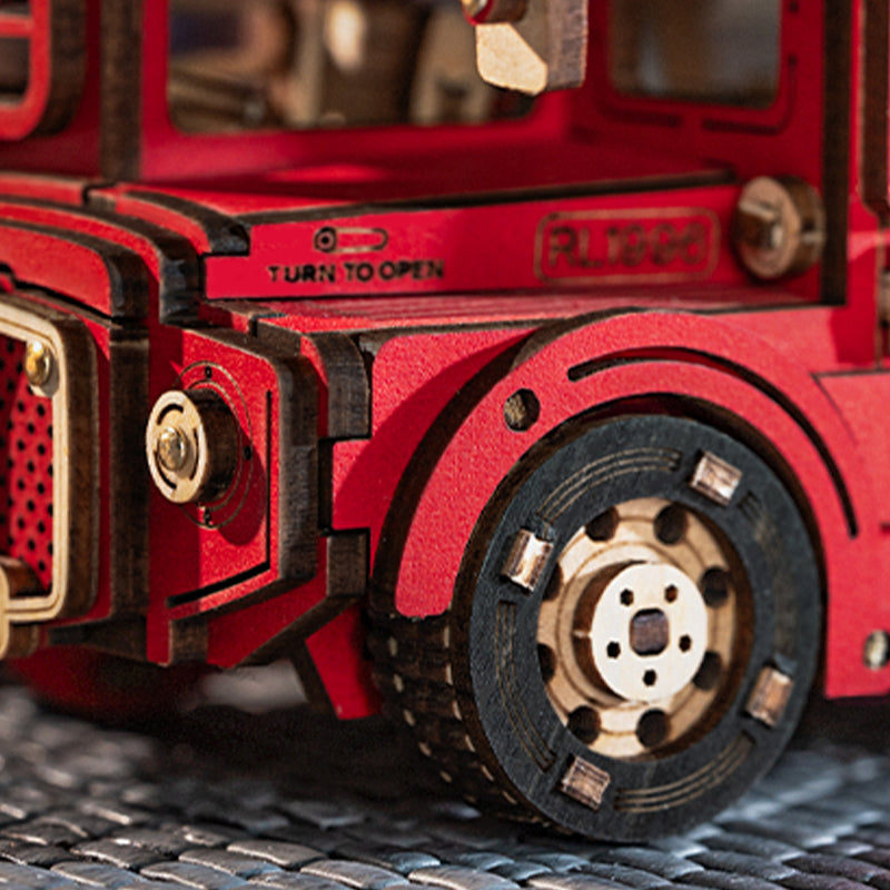 London Tour Bus – 3D Wooden Puzzle Model Kit