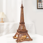 Eiffel Tower Night Edition – 3D Wooden Puzzle Kit