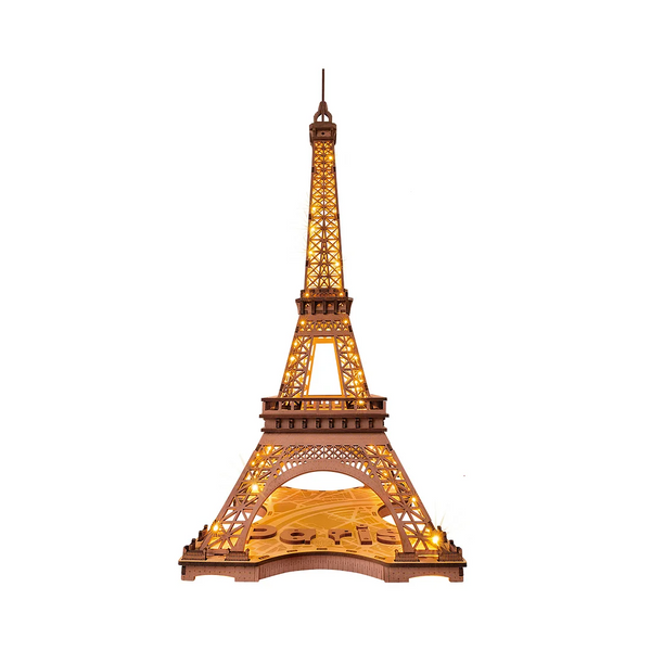 Eiffel Tower Night – Wooden Model Kit