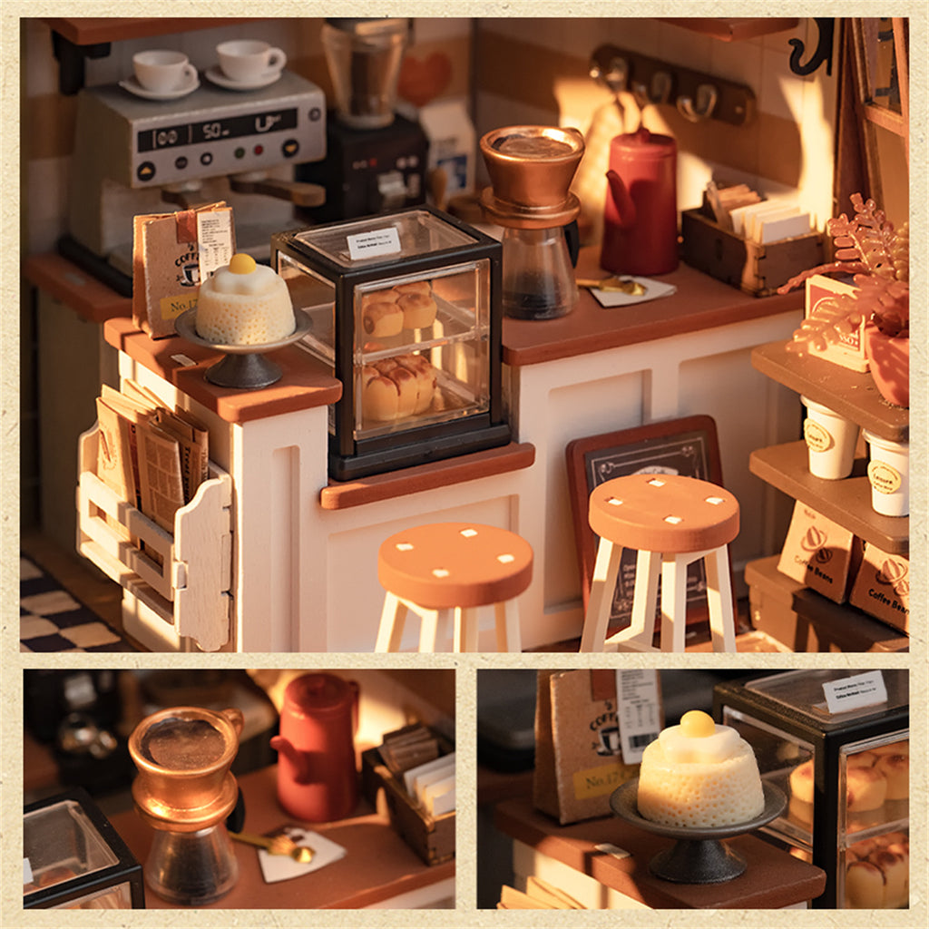 Flavory Café – DIY Miniature House Kit