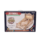 3D Wooden Pinball Machine Model Kit