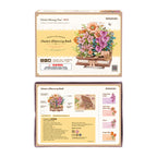 Wooden Blooming Book – DIY Wooden Flower Bouquet Kit