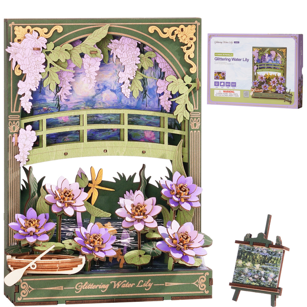 Glittering Water Lily DIY Model Kit