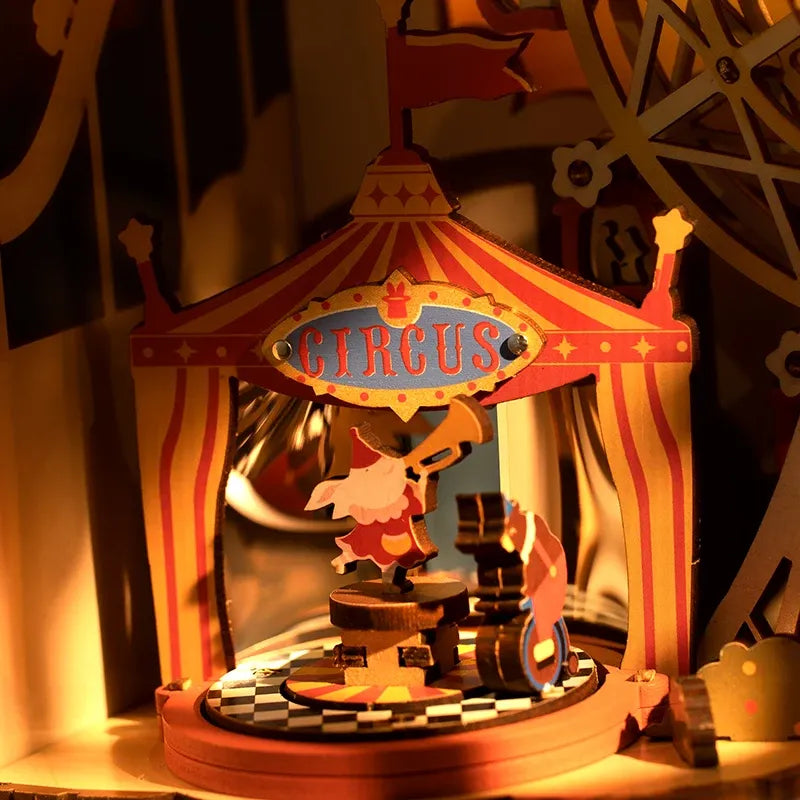 Sunset Carnival Music Box – DIY Mechanical Model Kit