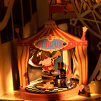 Sunset Carnival Music Box – DIY Mechanical Model Kit