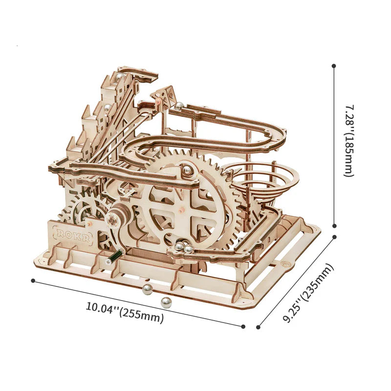 Marble Parkour Big Funnel Marble Run – 3D Wooden Puzzle Kit