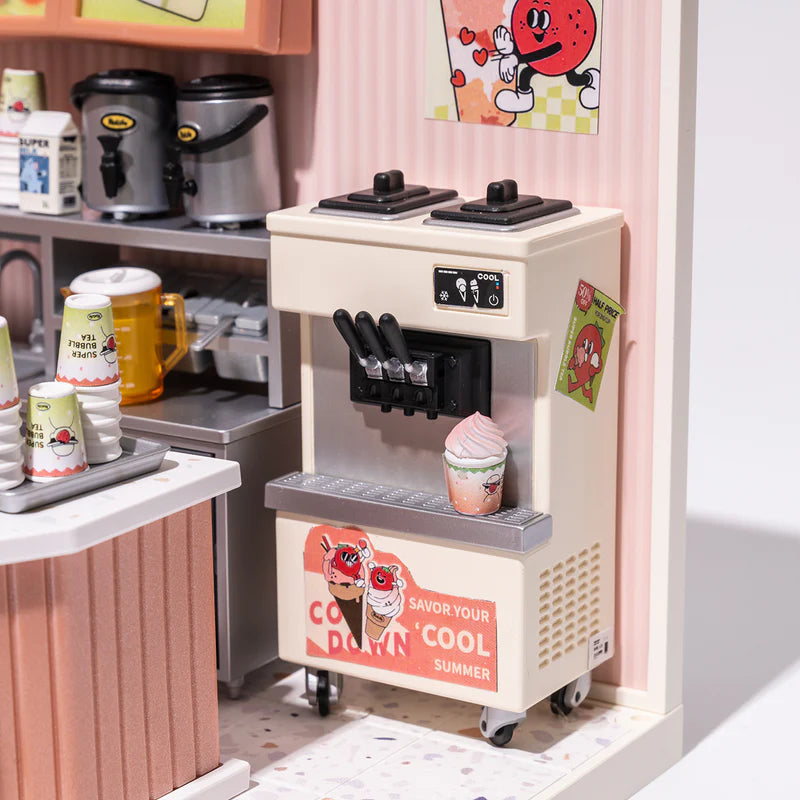 Bubble Tea House – DIY Miniature House Kit