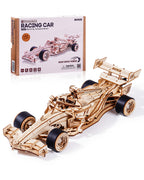 Racing Car – 3D Mechanical Wooden Puzzle Kit