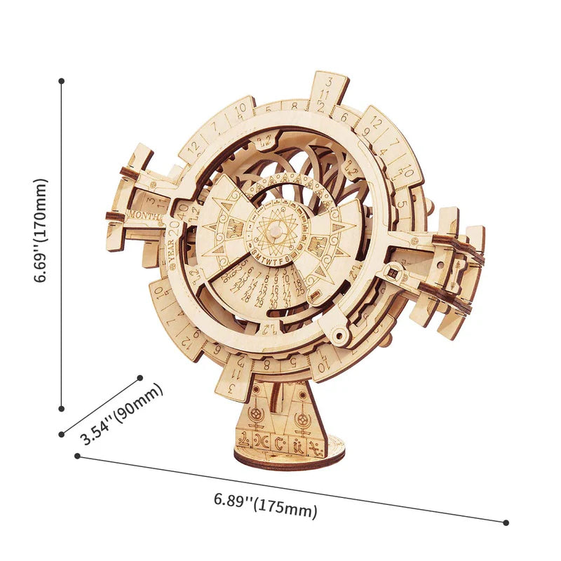 Perpetual Calendar – 3D Wooden Puzzle Kit