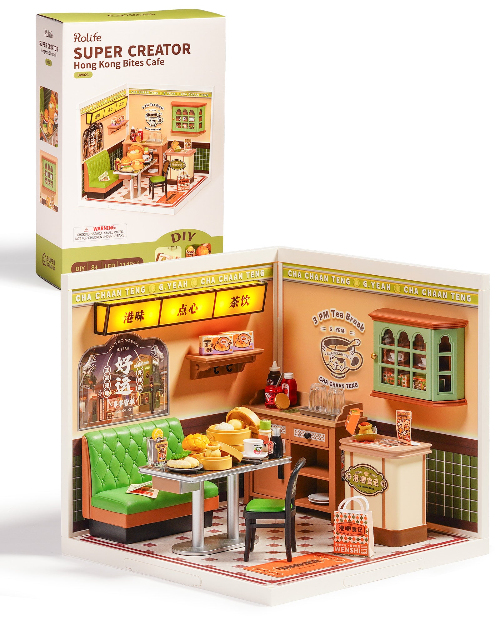 Hong Kong Bites Café – DIY Miniature House Kit