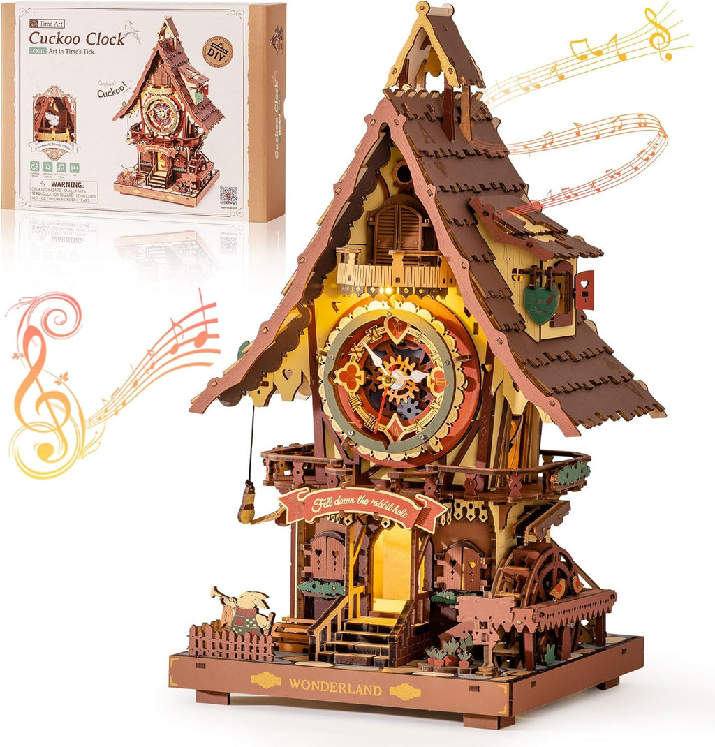 Cuckoo Clock – Mechanical Wooden Model Kit