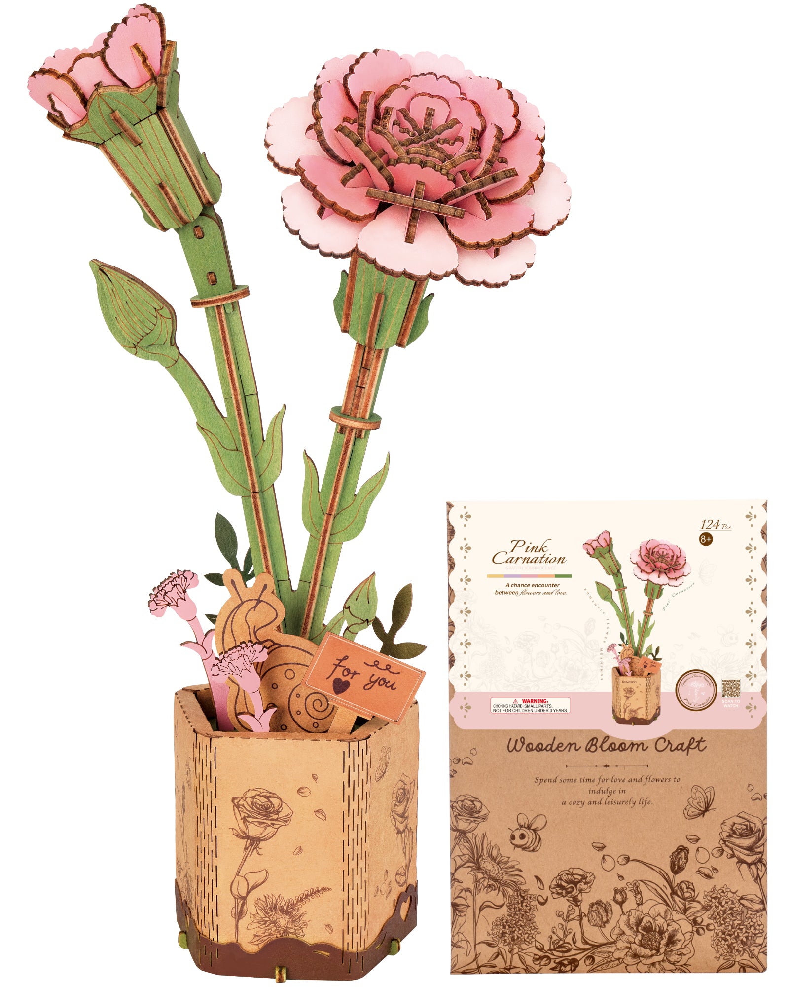 DIY Wooden Flower Bouquet – 16 Styles Available