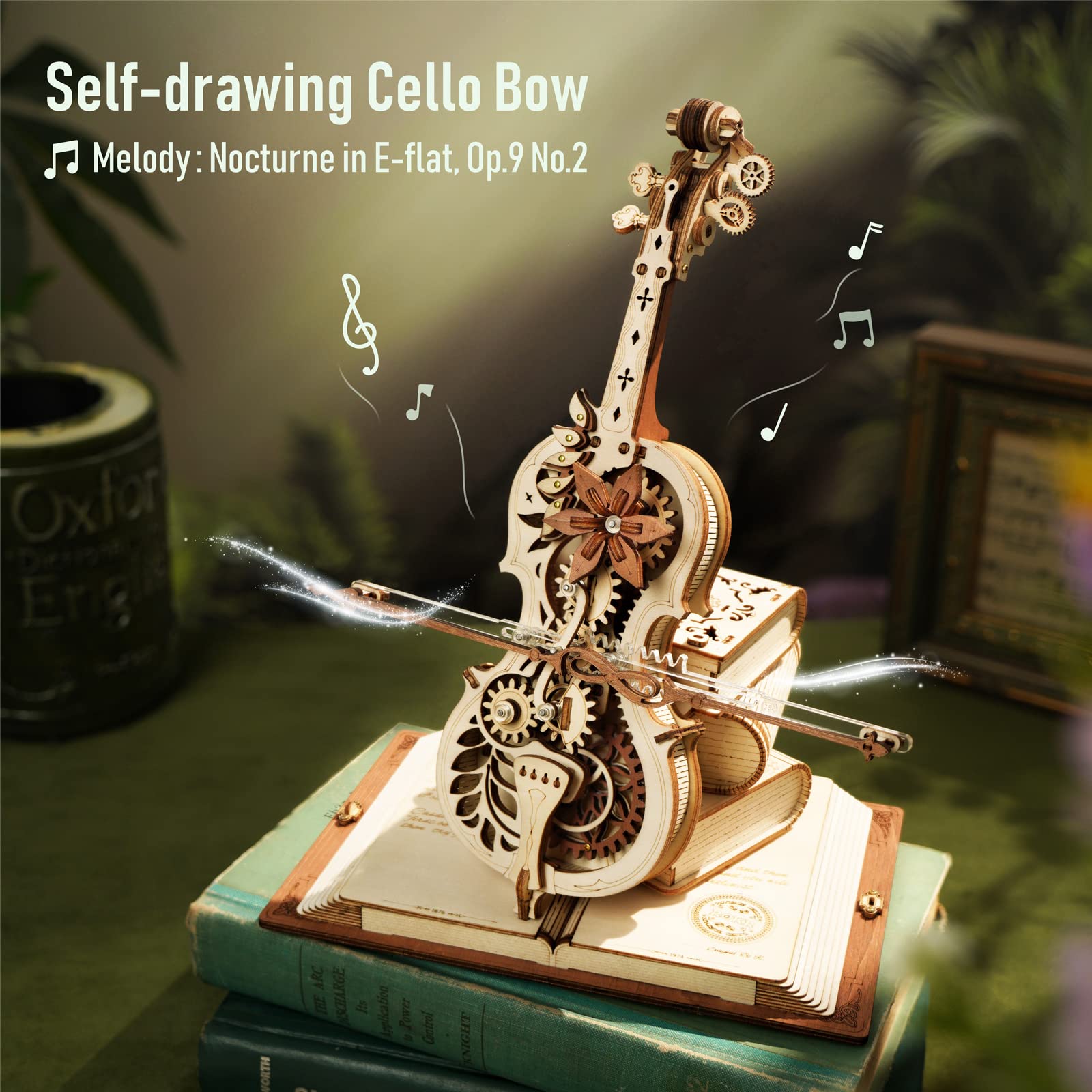 Magic Cello – 3D Wooden Music Box Model Kit
