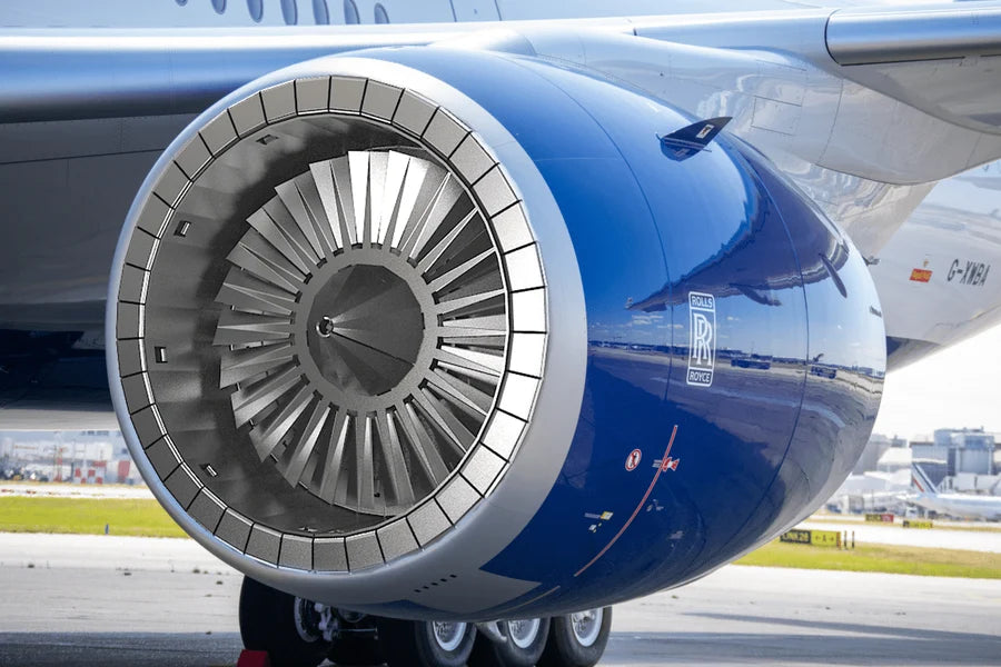 Metal Time Air Force Jet Engine - DIY Metal Model Kit