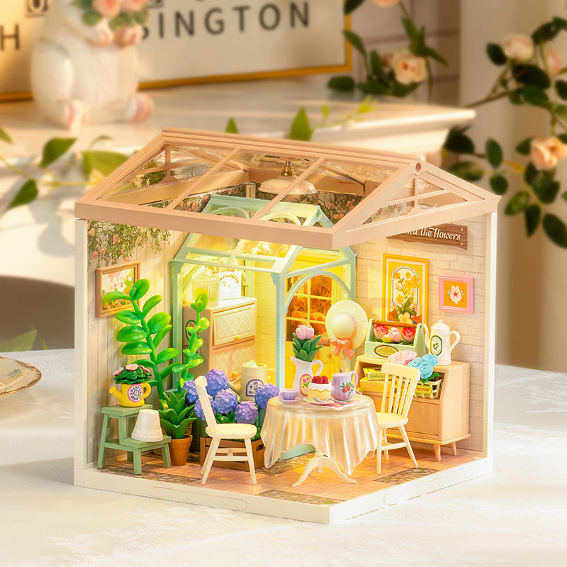 Blooming Tea Garden – DIY Miniature House Kit