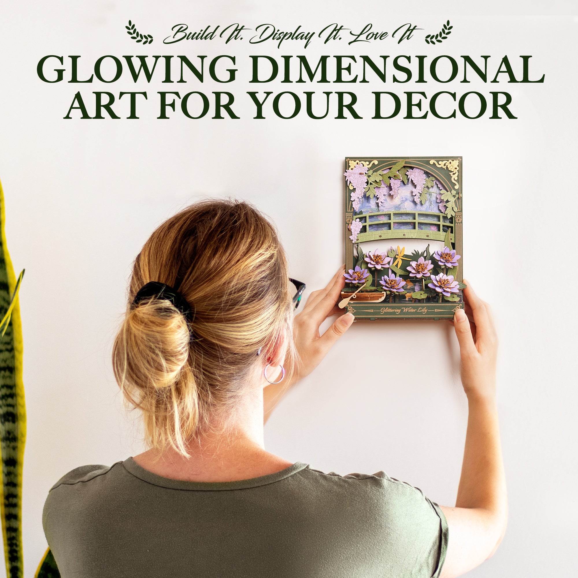 Glittering Water Lily DIY Model Kit