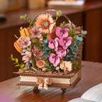 Wooden Blooming Book – DIY Wooden Flower Bouquet Kit