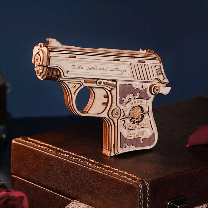 ROKR Mini Gun – DIY Mechanical Model Kit