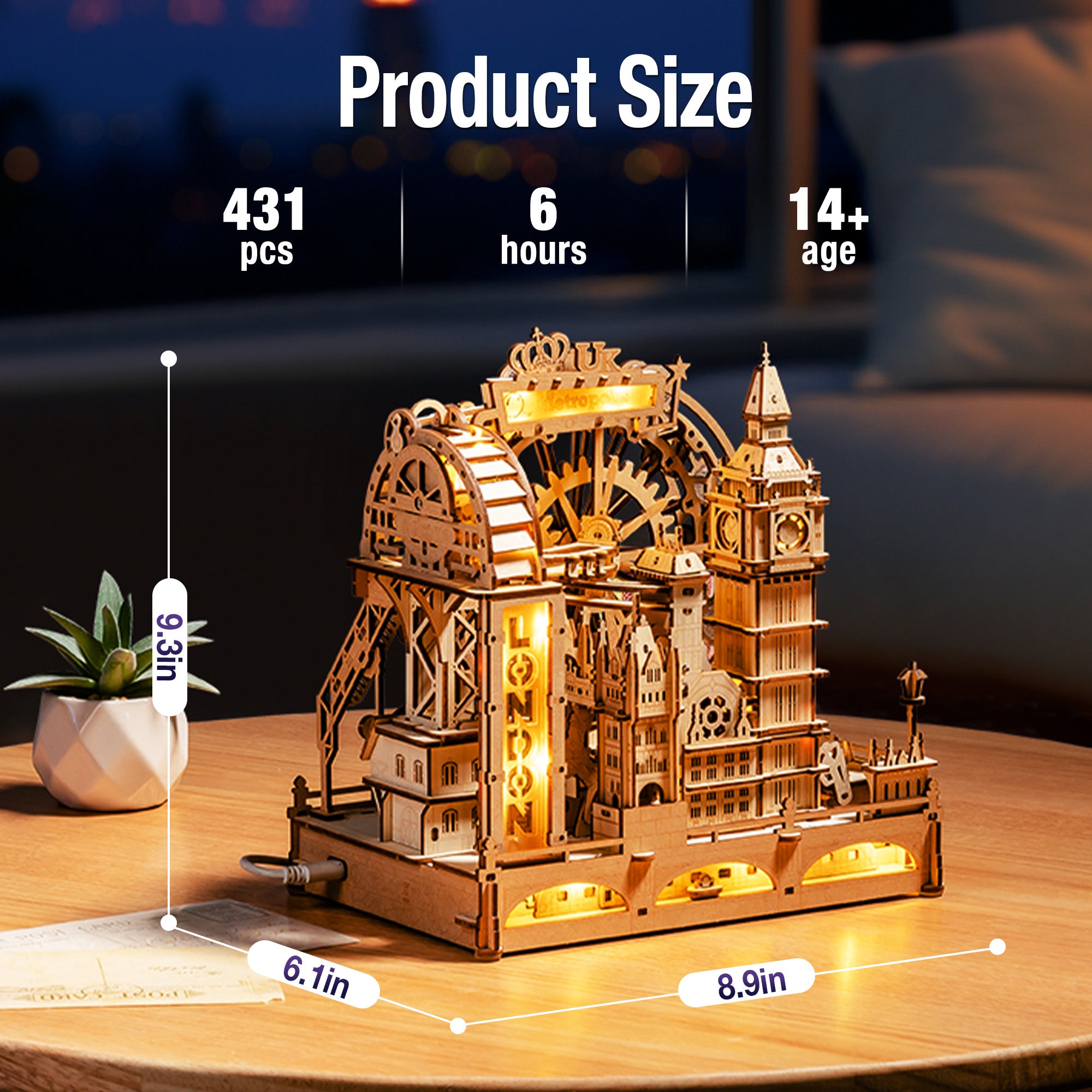 London Marble Run – Mechanical Model Kit