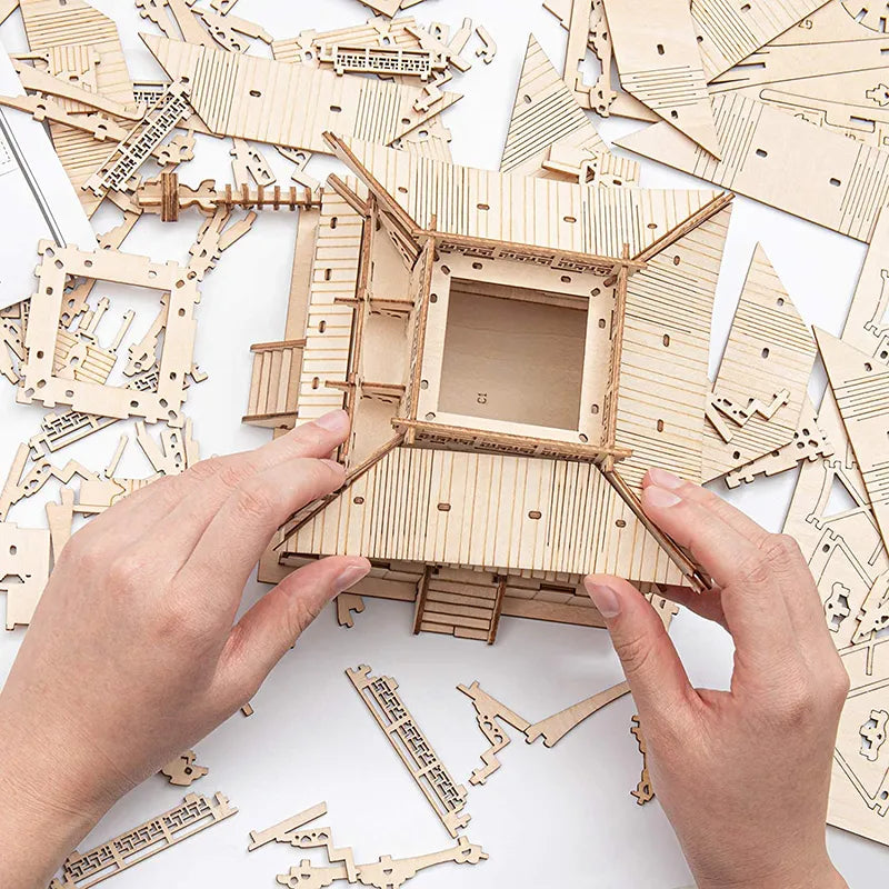 Five-Storied Pagoda – 3D Wooden Model Kit
