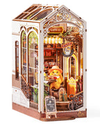 Holiday Café Book Nook – DIY Miniature Kit