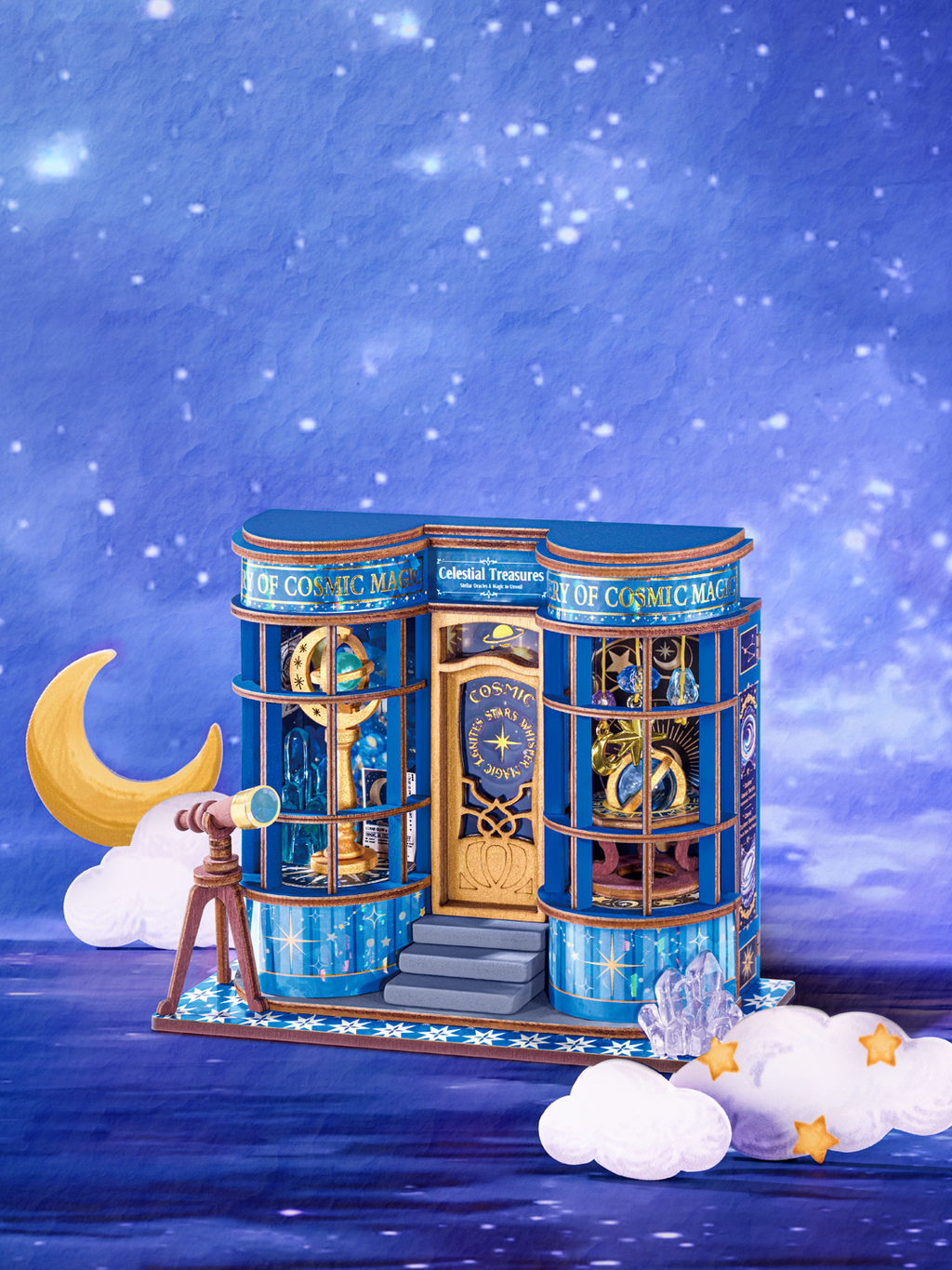 Magic Astronomy Shop – DIY Miniature Dollhouse Kit