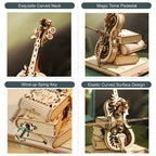 Magic Cello – 3D Wooden Music Box Model Kit