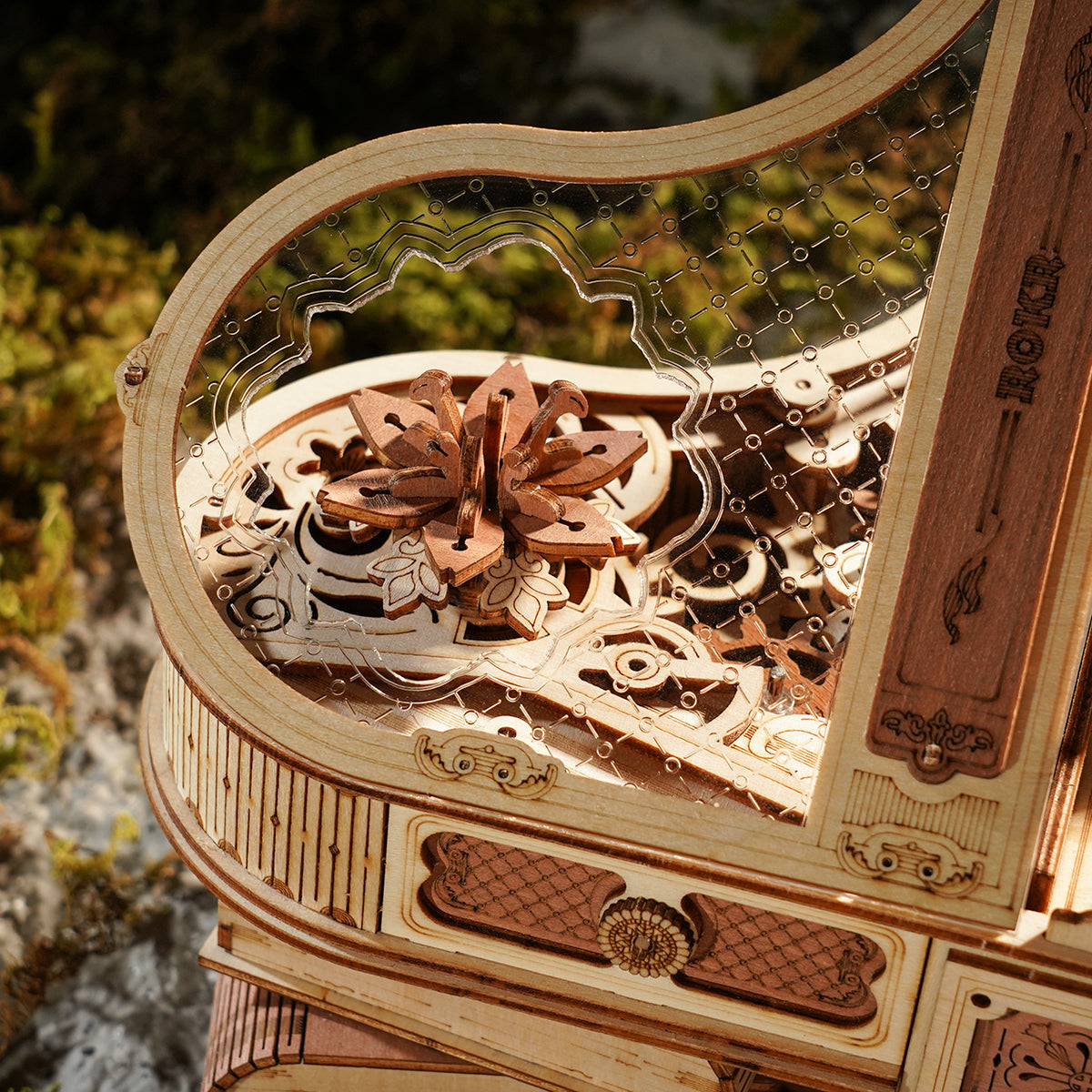 3D Wooden Magic Piano Music Box Kit