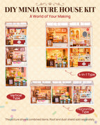 RO-Cream Ice Cream Shop – DIY Miniature House Kit