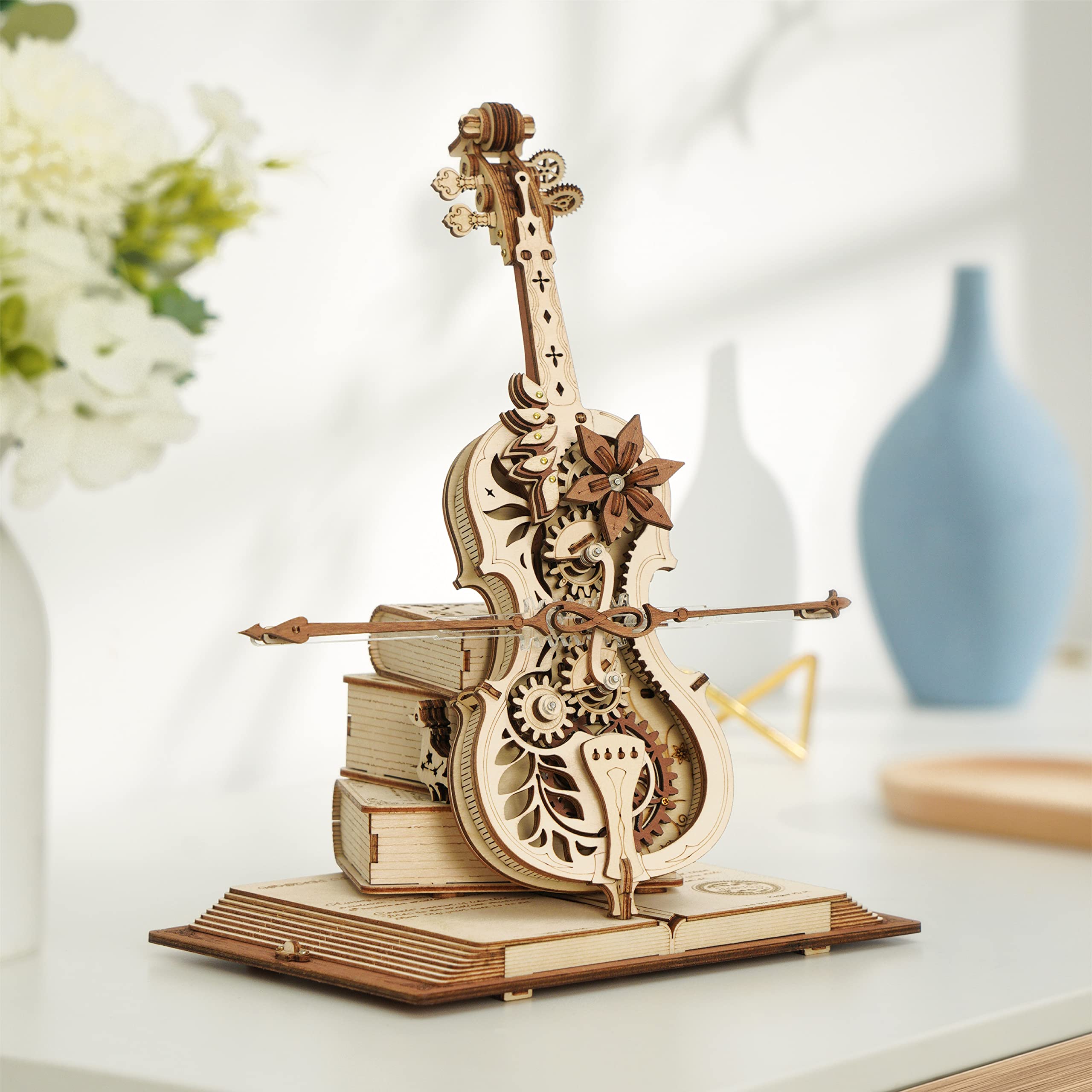 Magic Cello – 3D Wooden Music Box Model Kit
