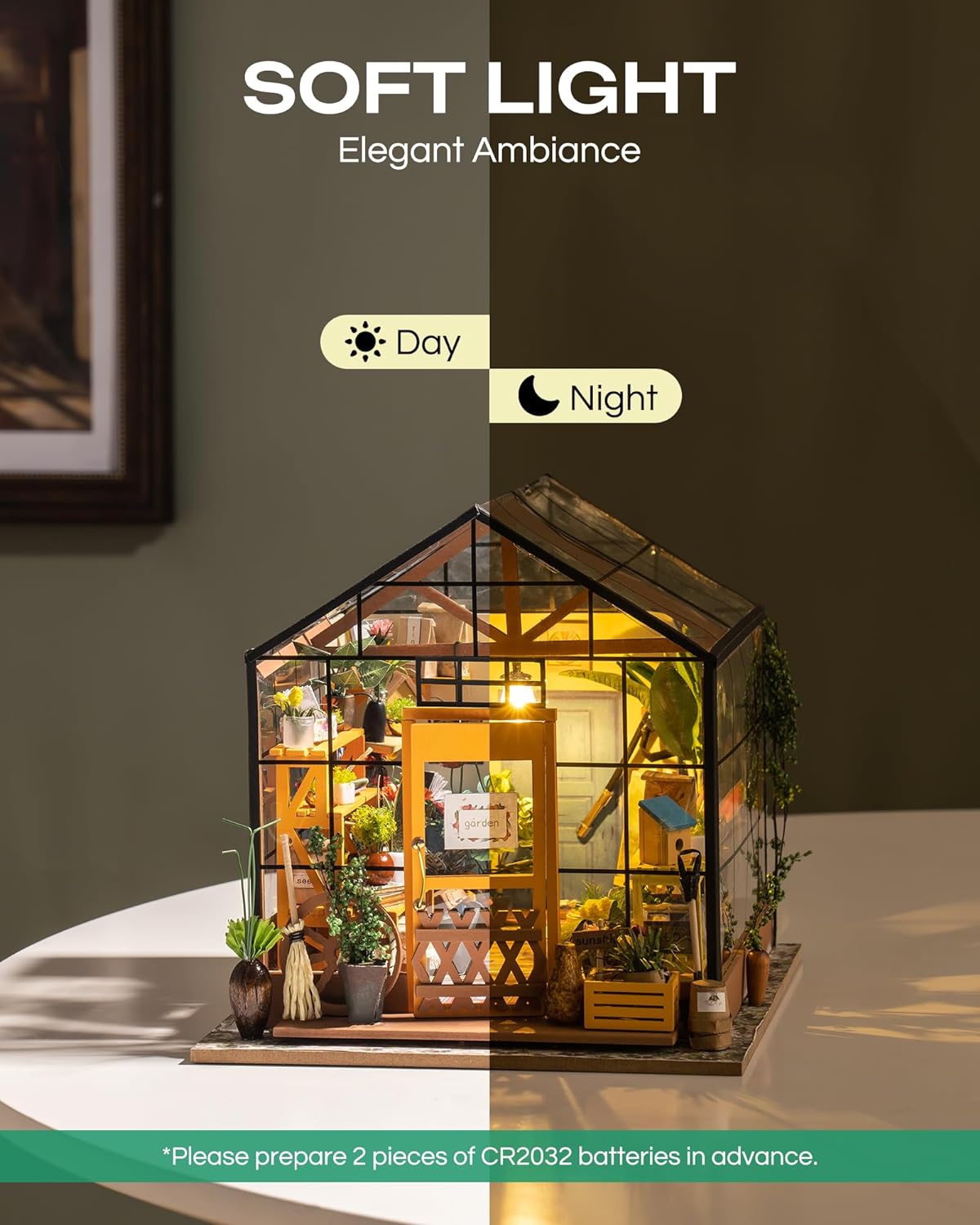 Cathy’s Flower House – DIY Miniature Greenhouse Kit