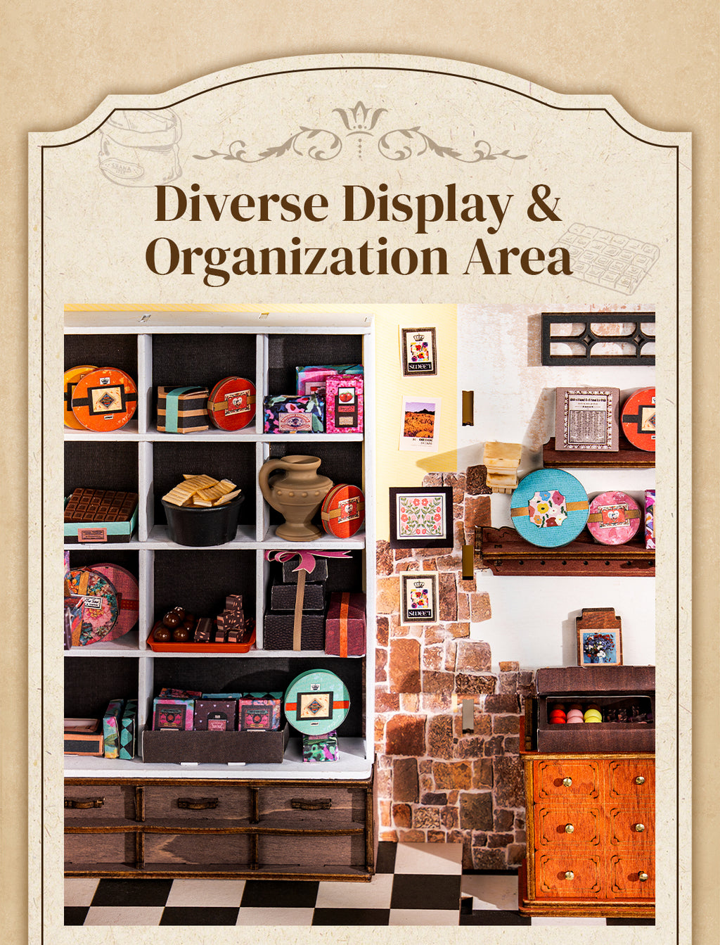 Henry’s Chocolate Shop – DIY Miniature House Kit