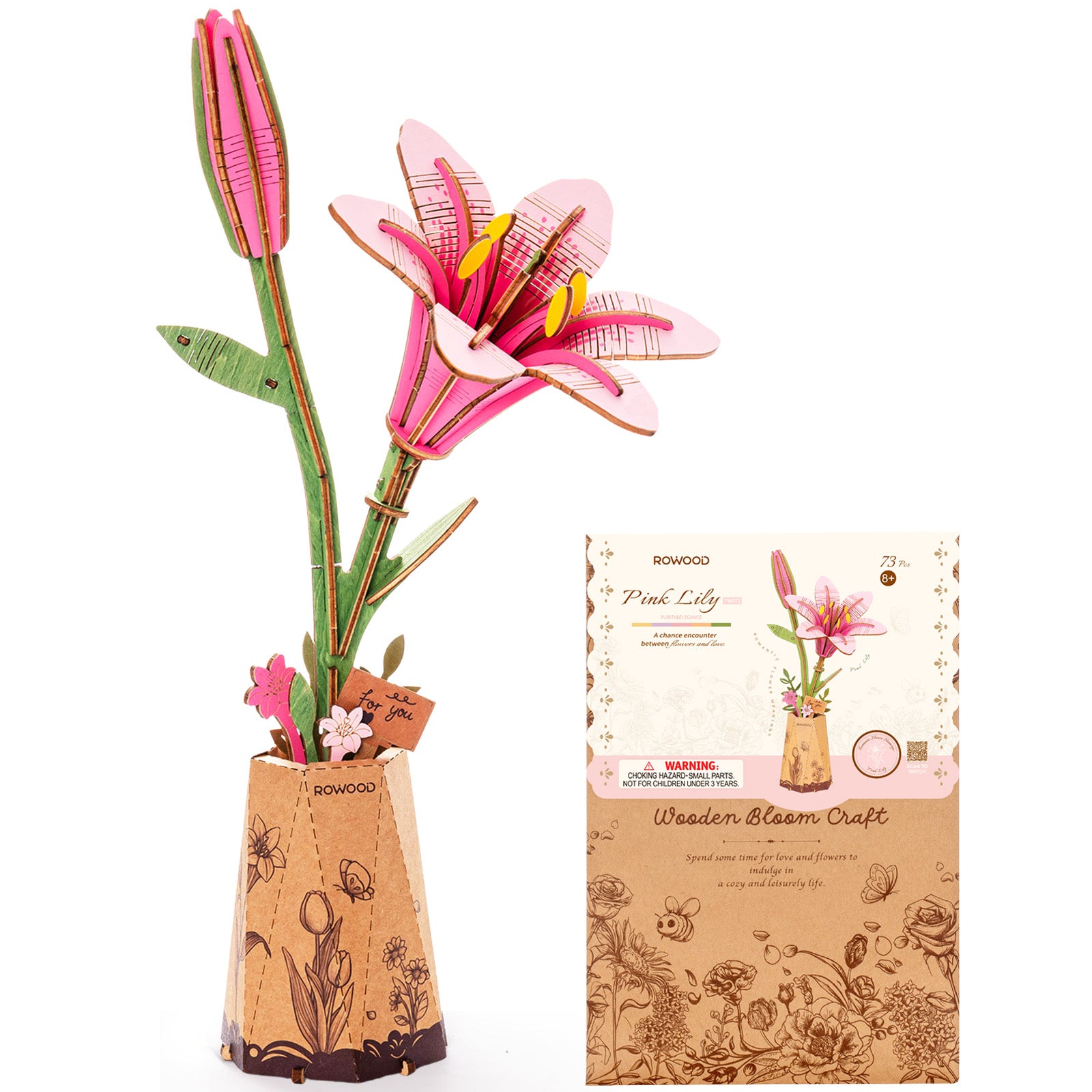 DIY Wooden Flower Bouquet – 16 Styles Available