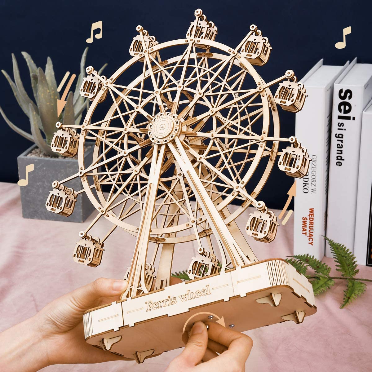Ferris Wheel Music Box – DIY Mechanical Model Kit