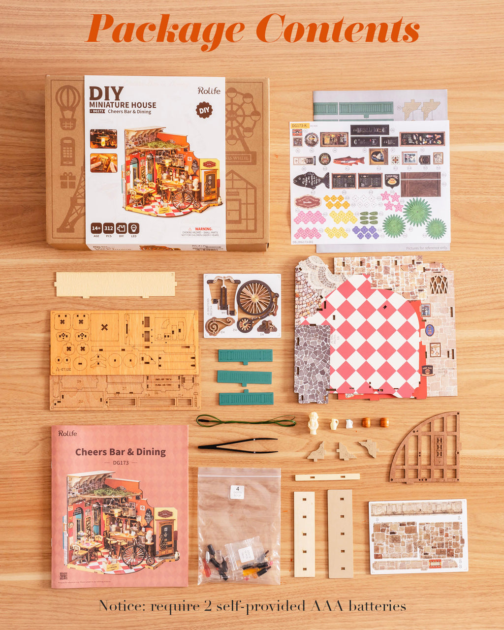 Cheers Bar – DIY Miniature House Kit