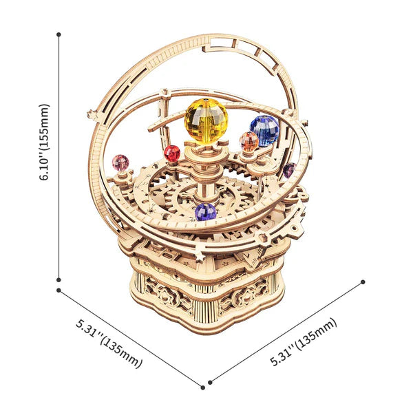 Starry Night – DIY Music Box 3D Wooden Puzzle Kit