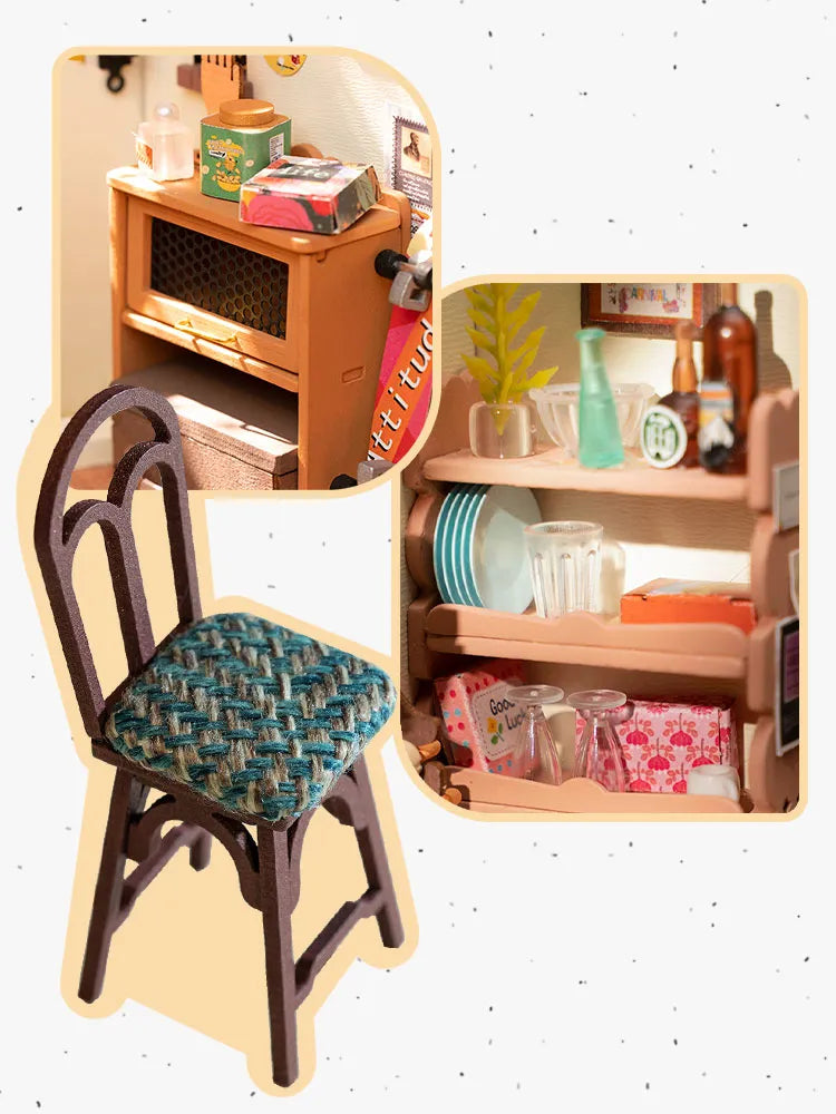 Happy Kitchen – DIY Miniature House Kit
