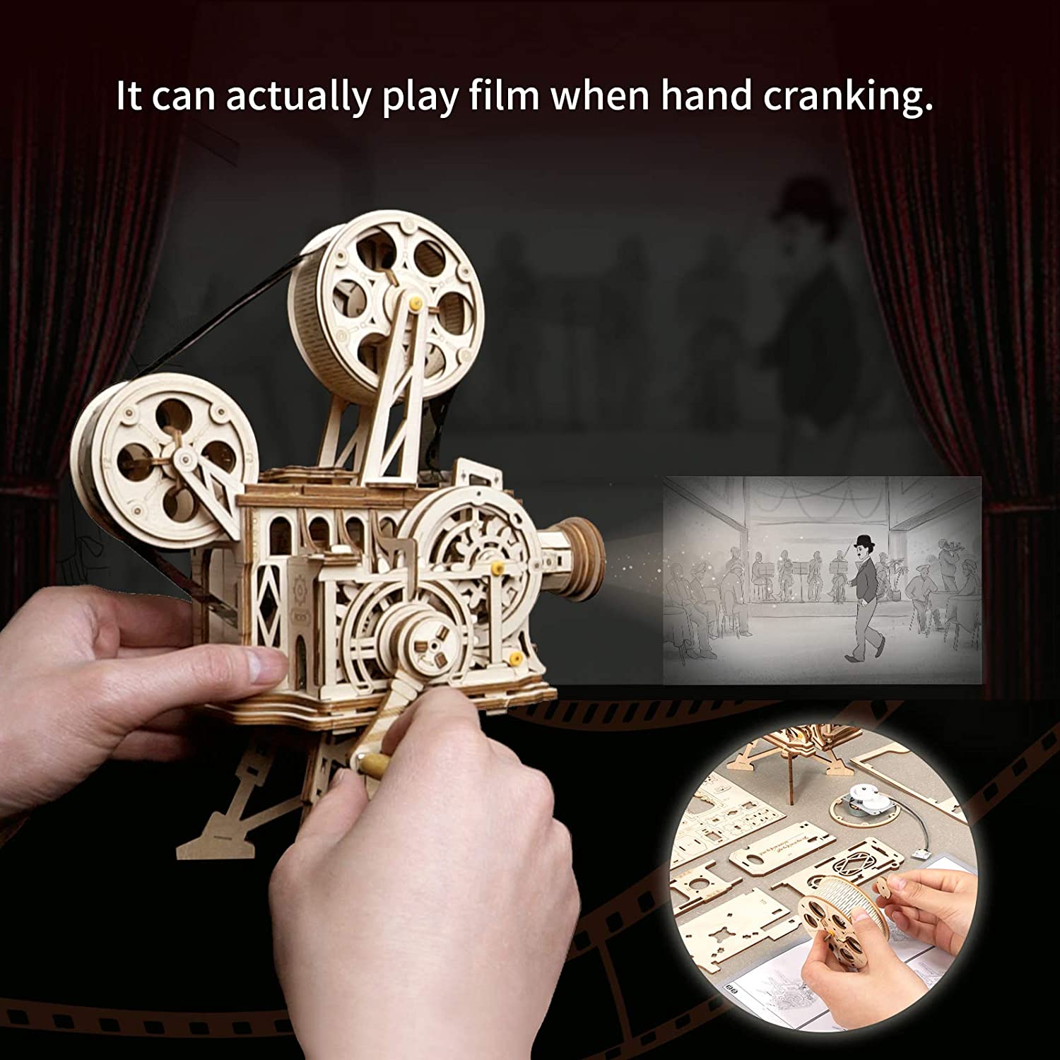 Vitascope Projector – DIY Mechanical Model Kit